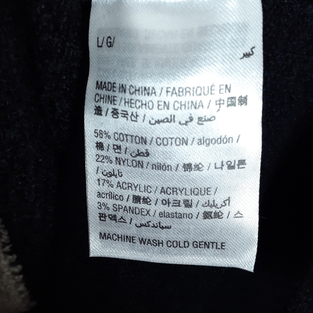 Style & Co Patchwork Sweater Beige Black C - Picture 5 of 5